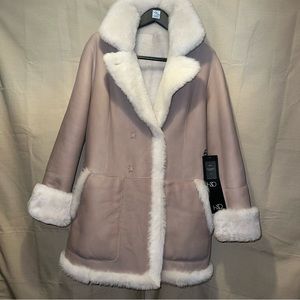 HiSO Real Fur Capsule Reversible Shearling Coat // Luxury //NWT